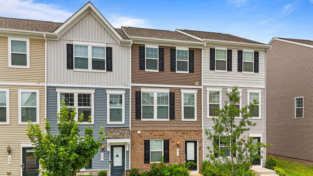Modern Townhouse Front Exterior