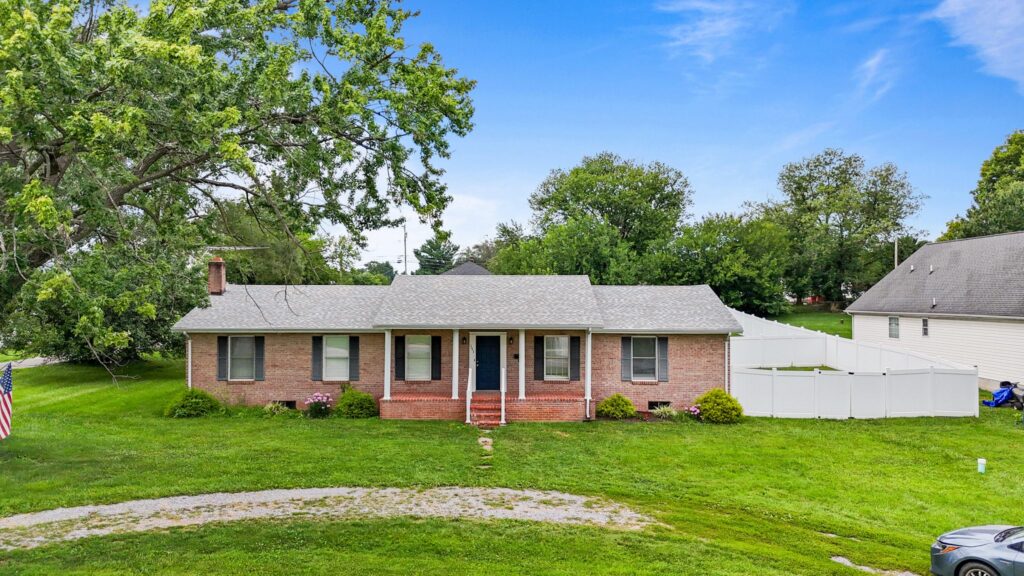 171 Euclid Ave Charles Town WV brick ranch exterior photo 3 of 5